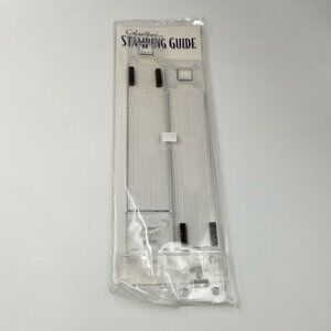 Clearsnap ColorBoK Stamping Guide Two 12" Rules Snap Together 22" Straight Edge